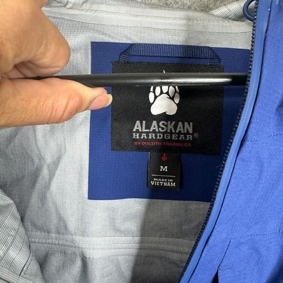 Duluth Alaskan Hardgear Thorne Bay Rain Jacket Blue Men’s Medium Pertex - Picture 6 of 8